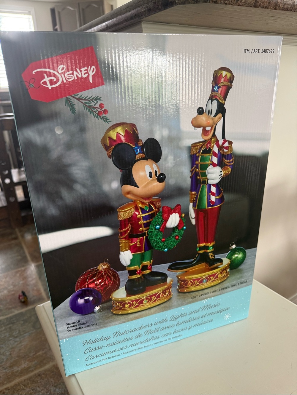 Disney Holiday Nutcracker Figures - Mickey & Goofy